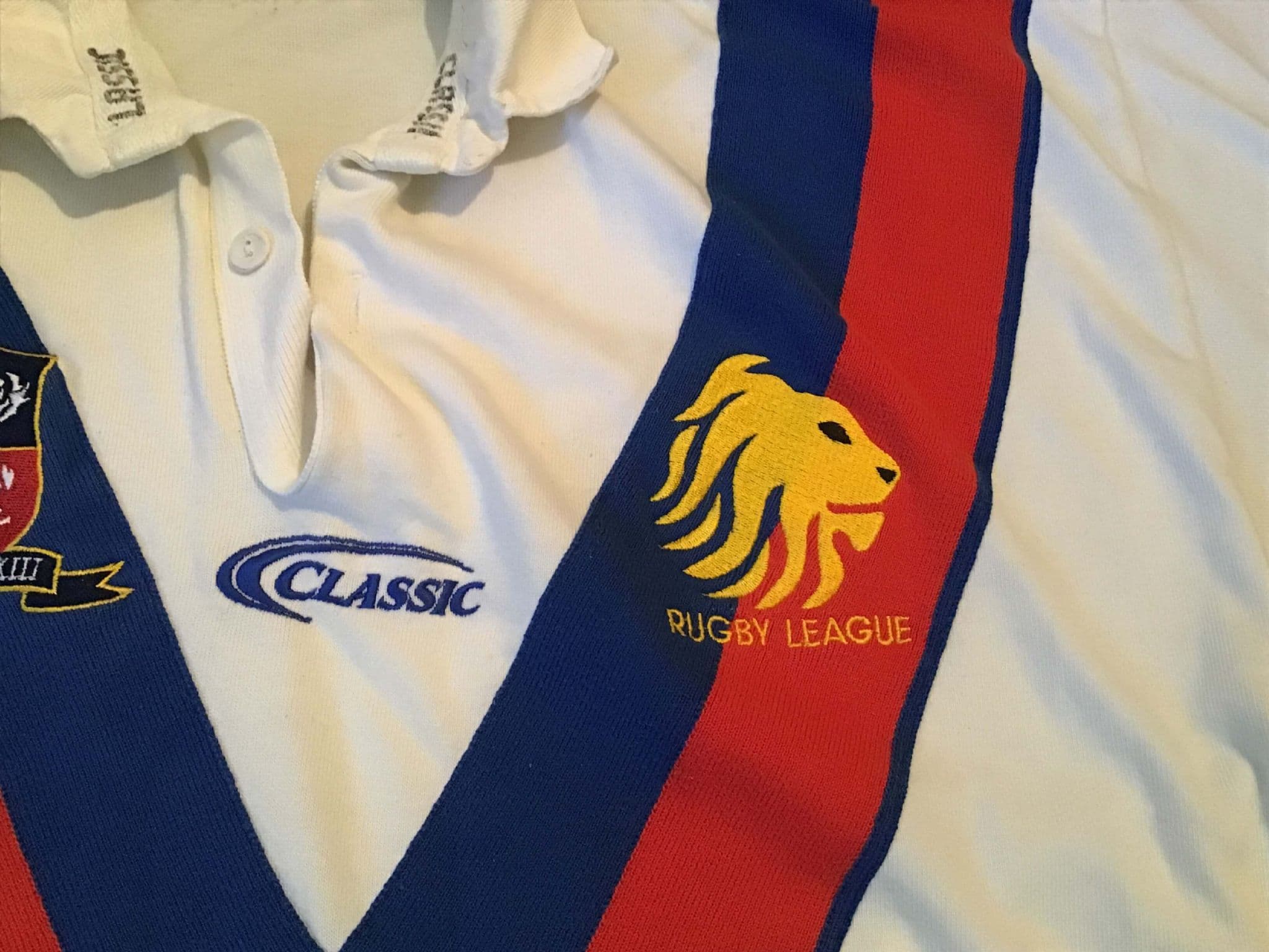 Ballon de rugby - League - Taille 5 - Blanc - Adulte - Sport