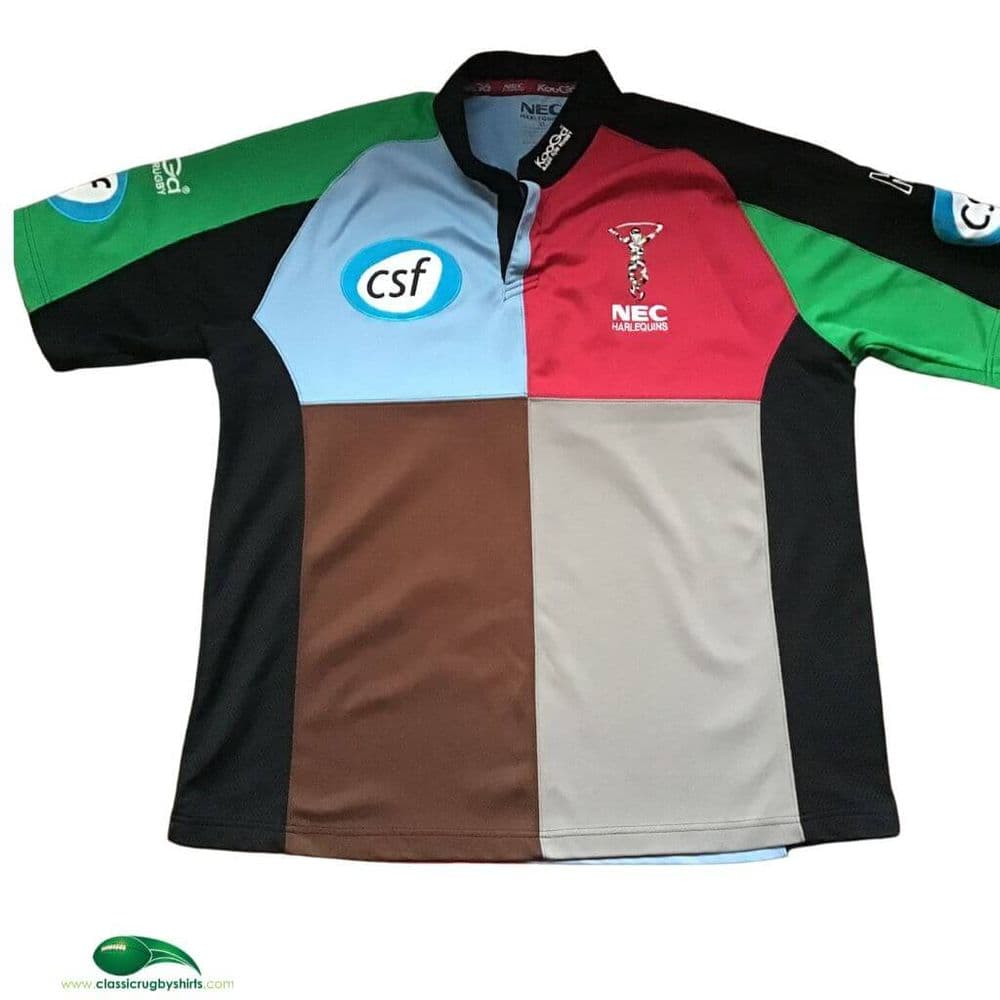 World Rugby Shirts 2004 Harlequins Vintage Old Retro Jerseys