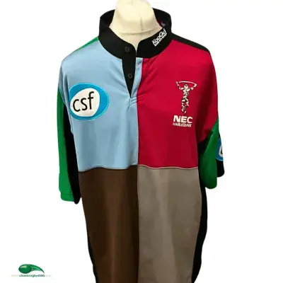 2003 2004 Harlequins Rugby Union Home Shirt 2XL
