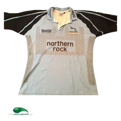 2003 2004 Newcastle Falcons Player Issue No 21 Rugby Union Away Shirt 2XL