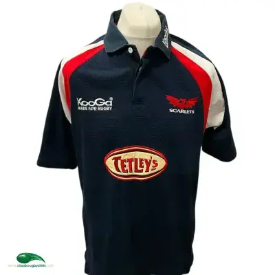 2003 2004 Scarlets Rugby Away Shirt Medium