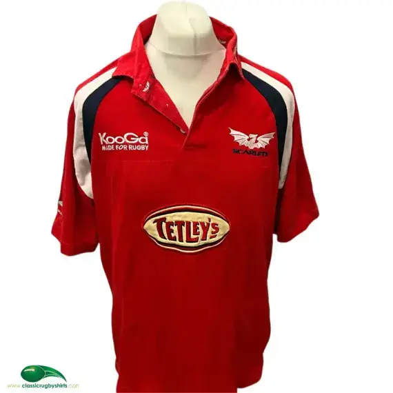 2003/04 Llanelli Scarlets Classic Rugby Shirts | Vintage Old Retro Jersey