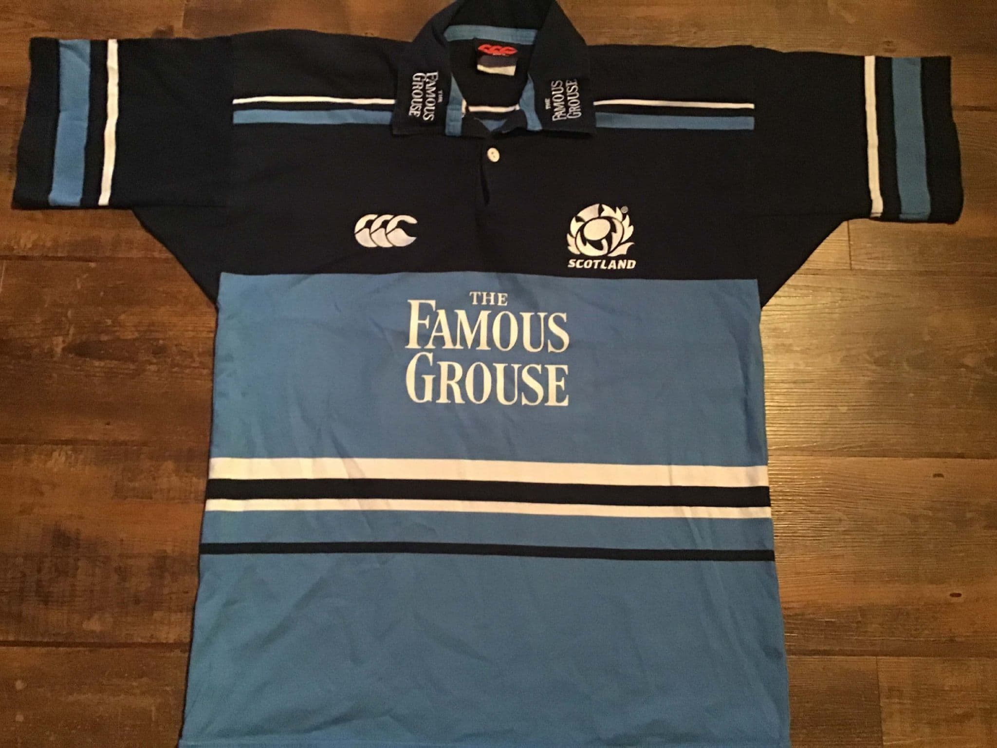 Maillot De Rugby Écosse 2003 Extérieur - Canterbury, Vintage, Taille 2XL