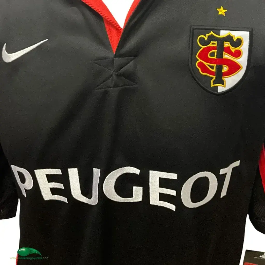 Maillot Toulouse FC Extérieur Vintage – N°3, Blanc, Manches Courtes, Tailles S Ou L