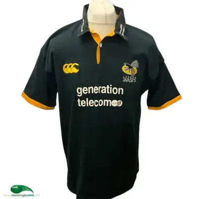 2003 2004 Wasps S/s Rugby Union Shirt Adults Large
