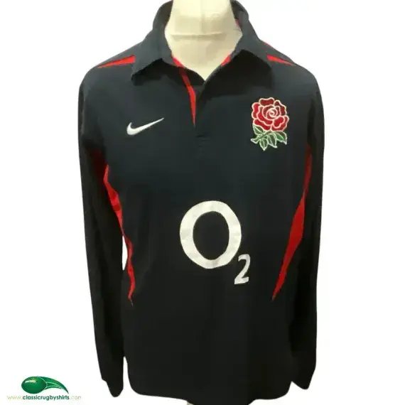 2003/05 England Rugby Shirt | Old Official Nike Jersey