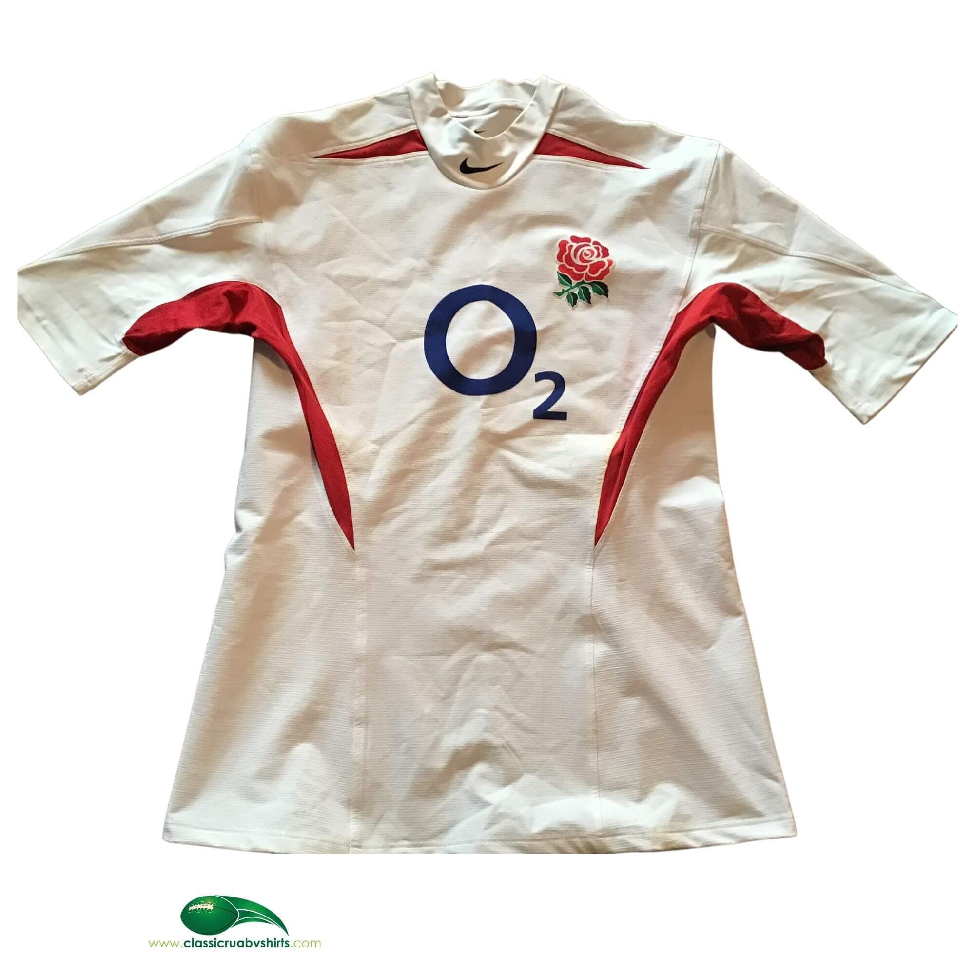 World Rugby Shirts | 2003 England Vintage Player Old Jerseys