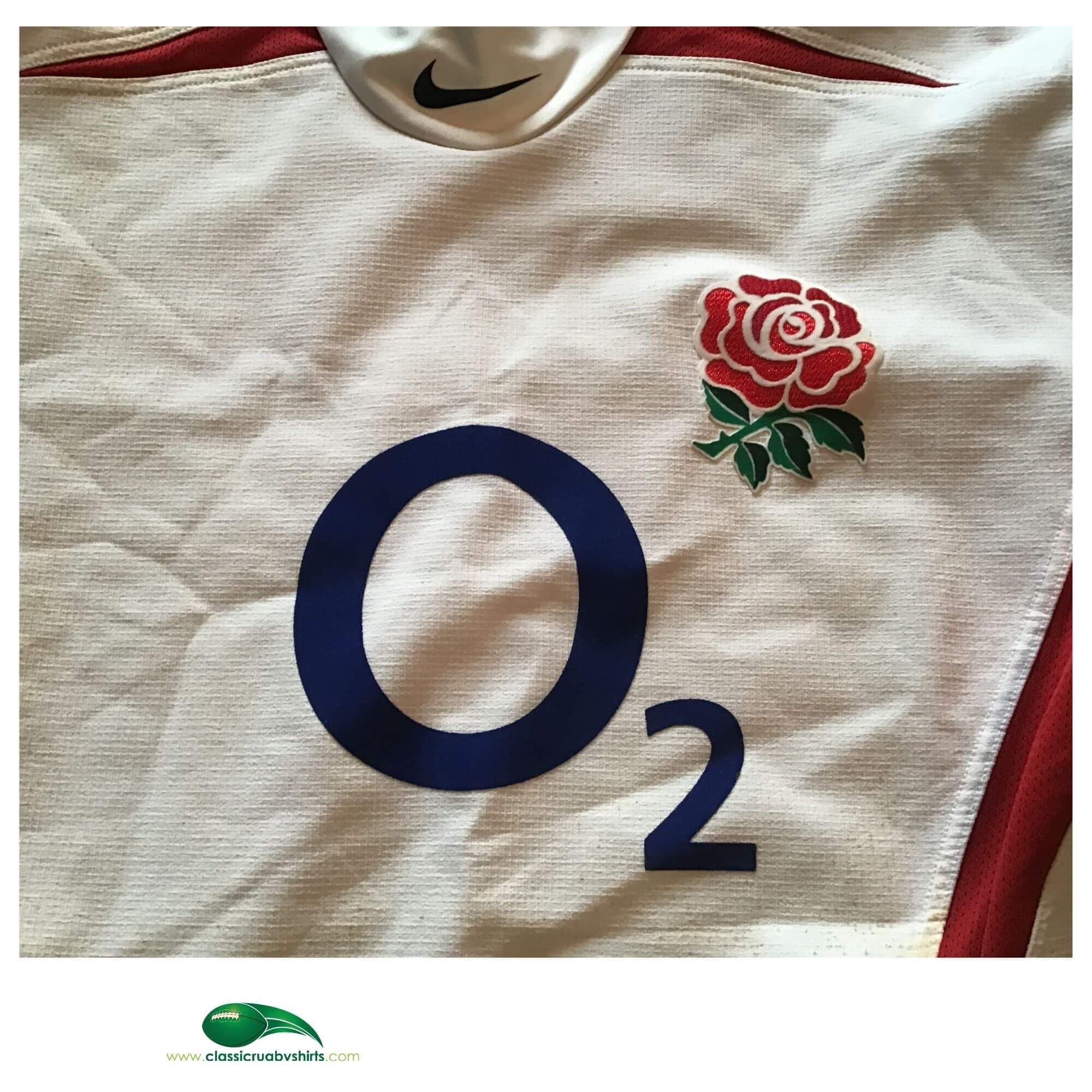 World Rugby Shirts | 2003 England Vintage Player Old Jerseys