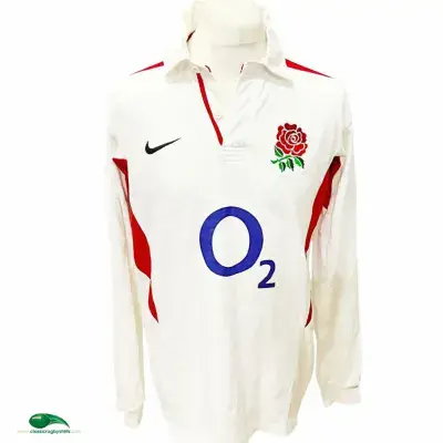 2001/02 England Rugby Away Shirt | Old Official Nike Jersey