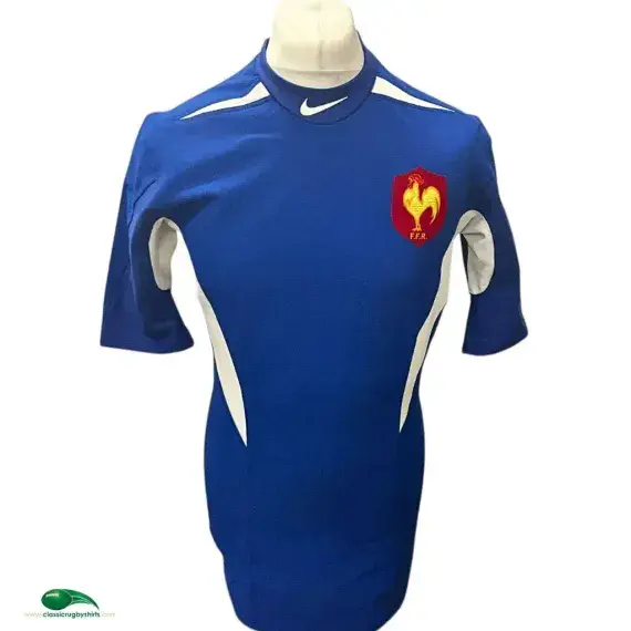 2003/05 France Rugby Shirt | Old Official Nike Jersey