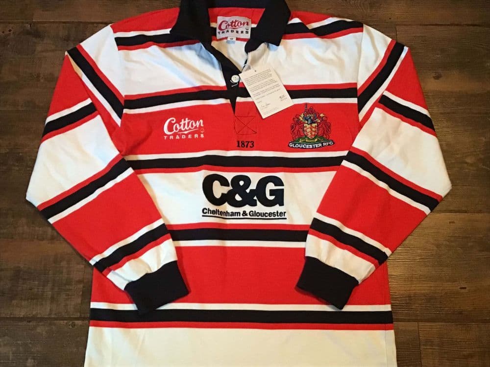 Classic Rugby Shirts Gloucester 2004 Vintage Old Rugby Jersey