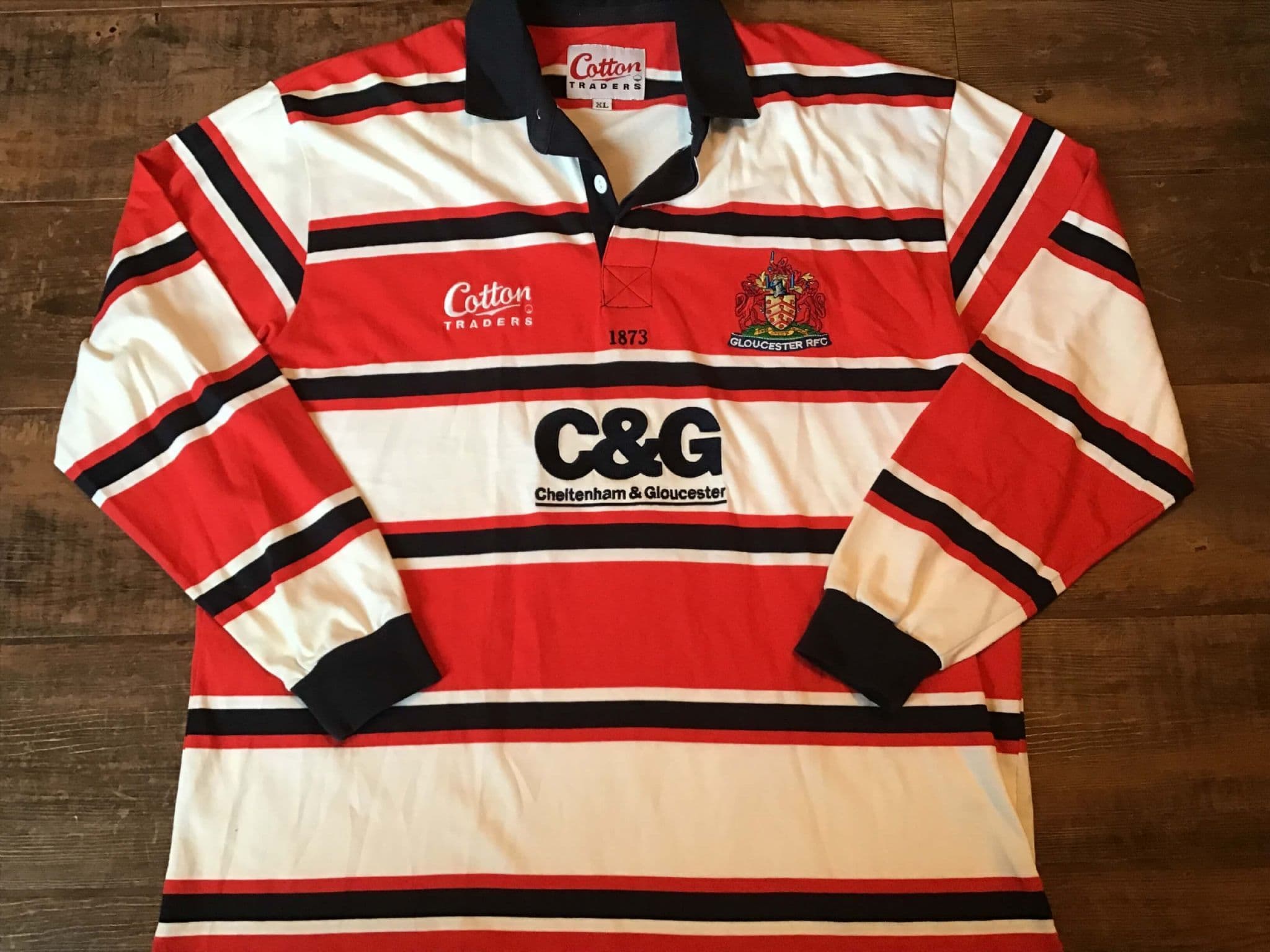 RARE CHEMISE DE RUGBY IRLANDE RAYÉE VERT-BLANC LANSDOWNE TAILLE HOMME