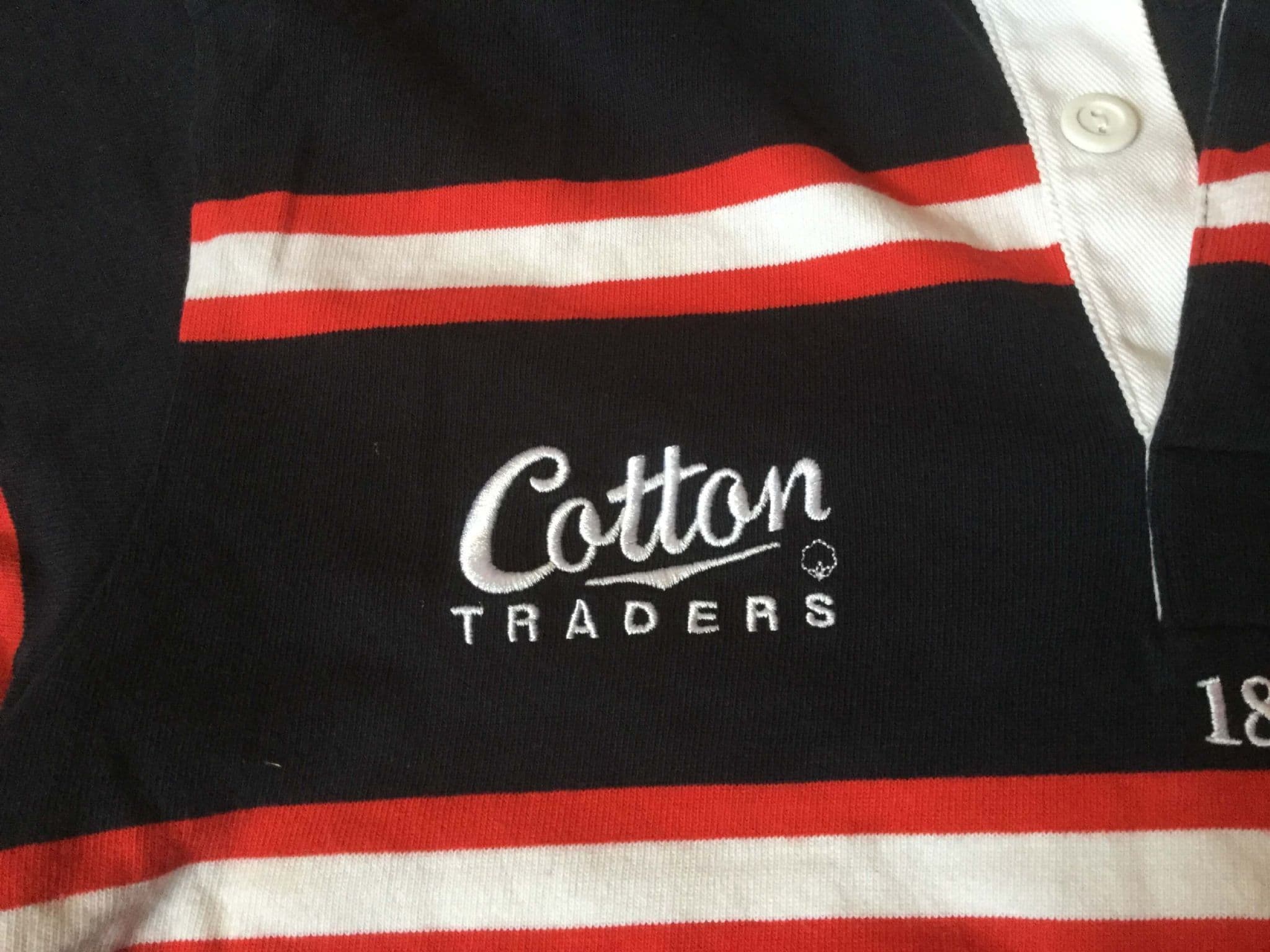 Maillot De Rugby Gloucester Domicile 2003-2005 – Cotton Traders – Homme Taille S – Occasion