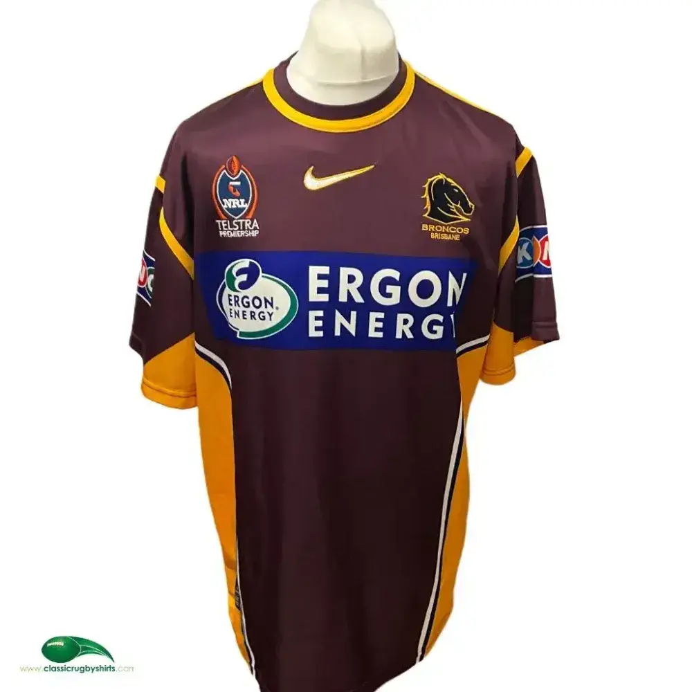 【激レア・ラグビー】Brisbane Broncos RARE Vintage Brisbane Broncos Power's 1994 Rugby Polo jersey