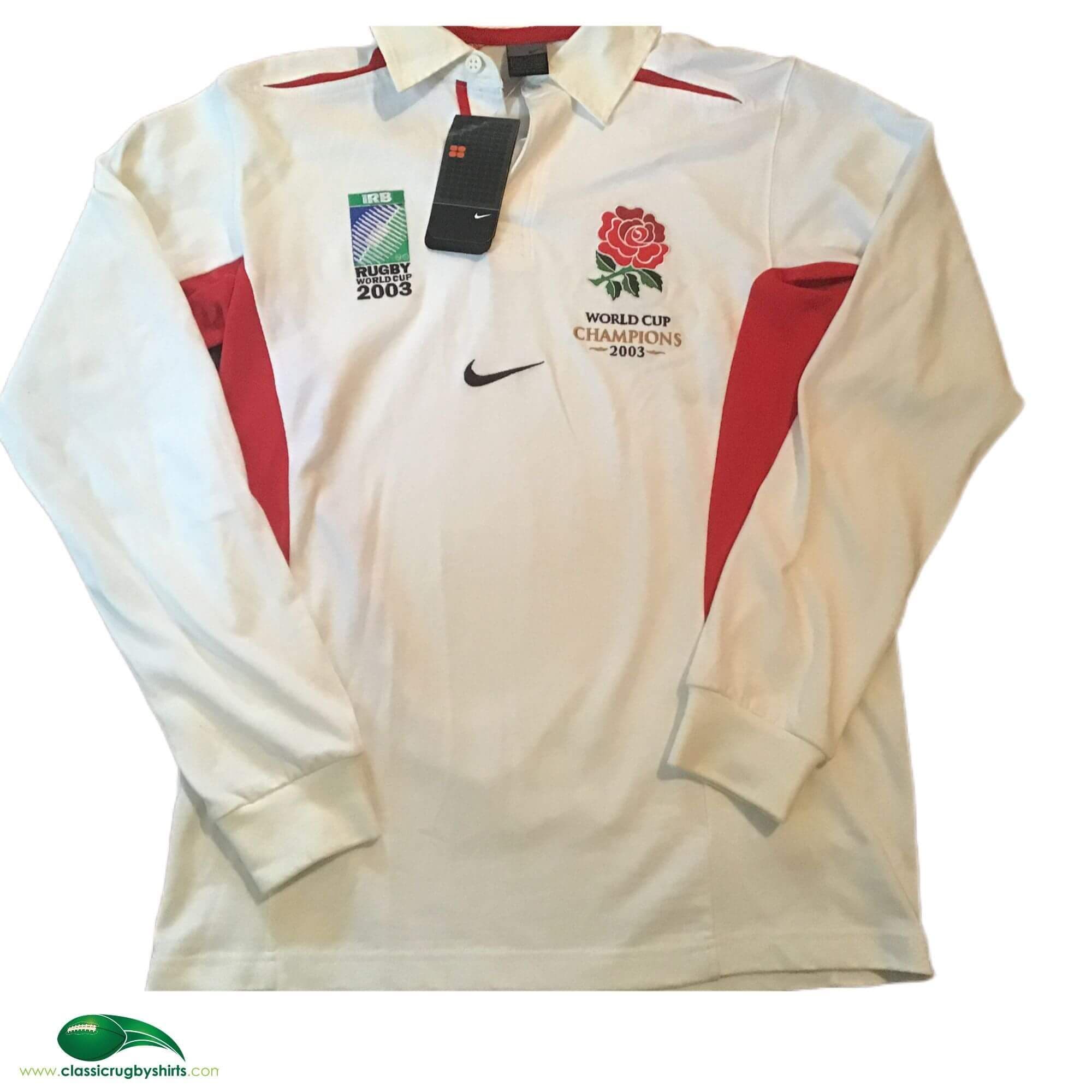World Cup Rugby Shirts | 2003 England RWC Champions Vintage Old