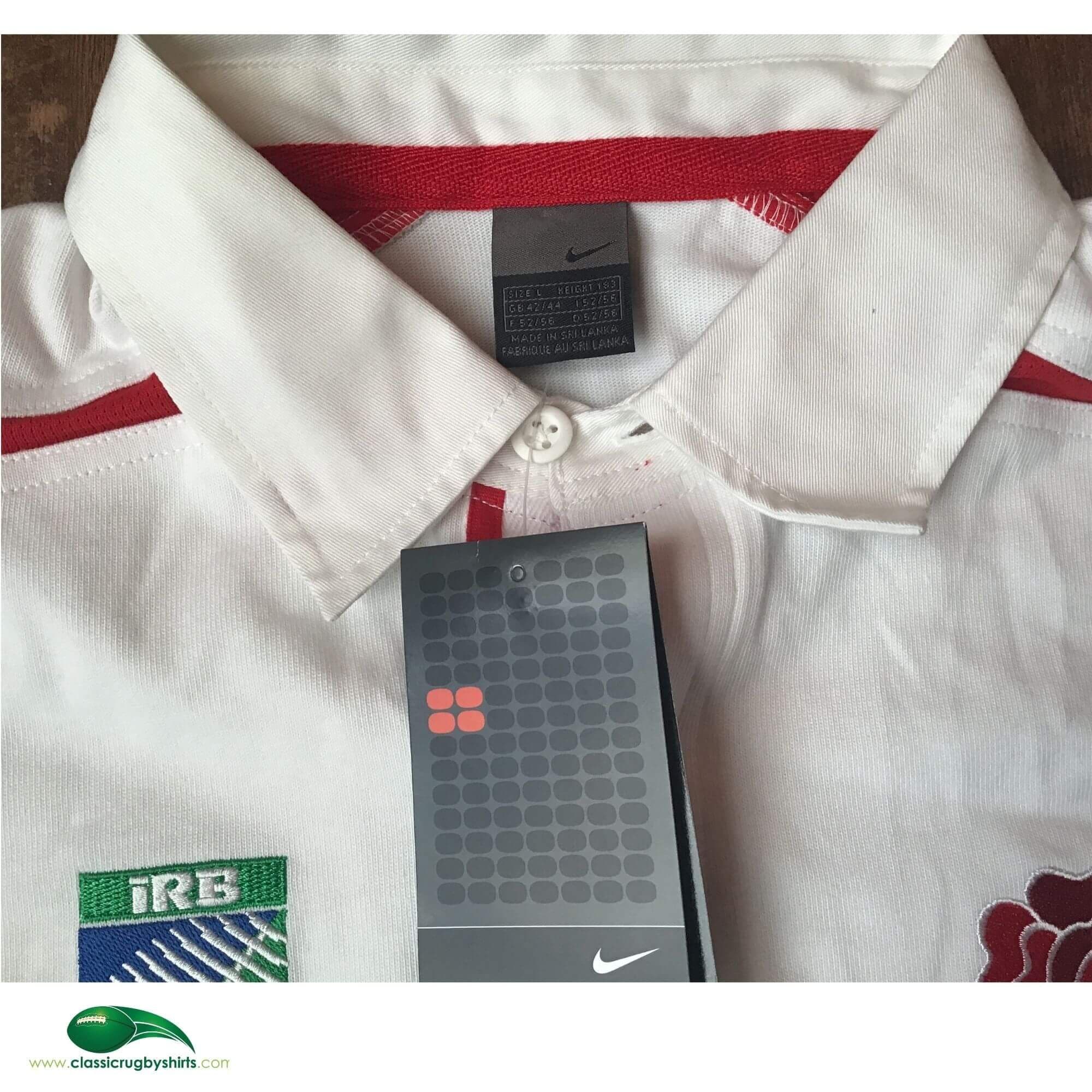World Cup Rugby Shirts | 2003 England RWC Vintage Old Retro Jerseys