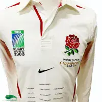 2003 England RWC Rugby Shirt | Official Nike Jersey
