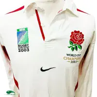 2003 England RWC Rugby Shirt | Old Official Nike Jersey