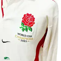 2003 England RWC Rugby Shirt | Old Official Nike Jersey