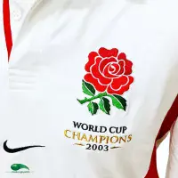 2003 England RWC Rugby Shirt | Old Official Nike Jersey
