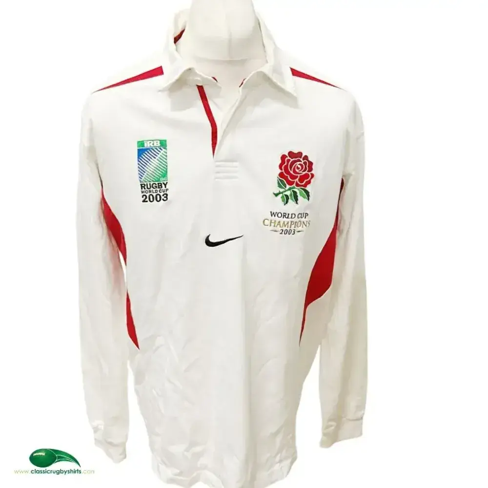 2003 England Rugby World Cup Shirt - RWC Champions Vintage Jerseys