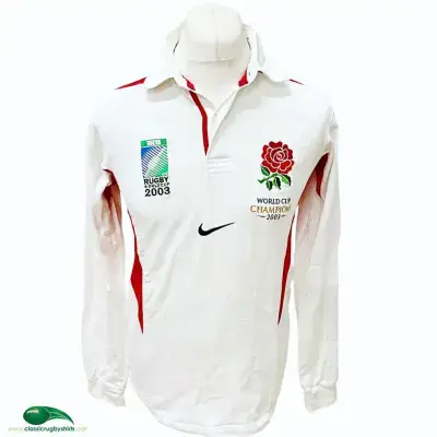 2003 England World Cup Champions RWC Rugby Shirt Adults Small