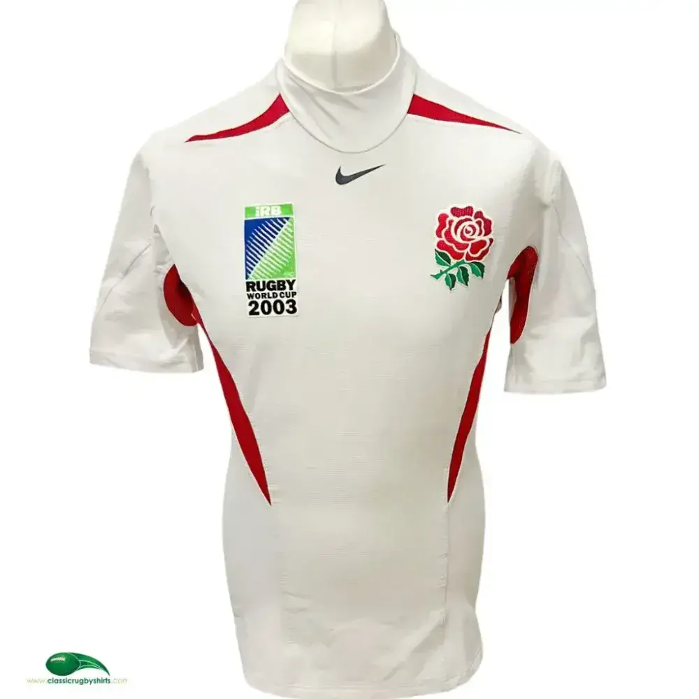 2003 England Rugby Player World CupShirt Nike Adults Large