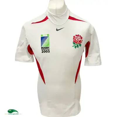 2003 England World Cup Player Issue Rugby Union Shirt Large