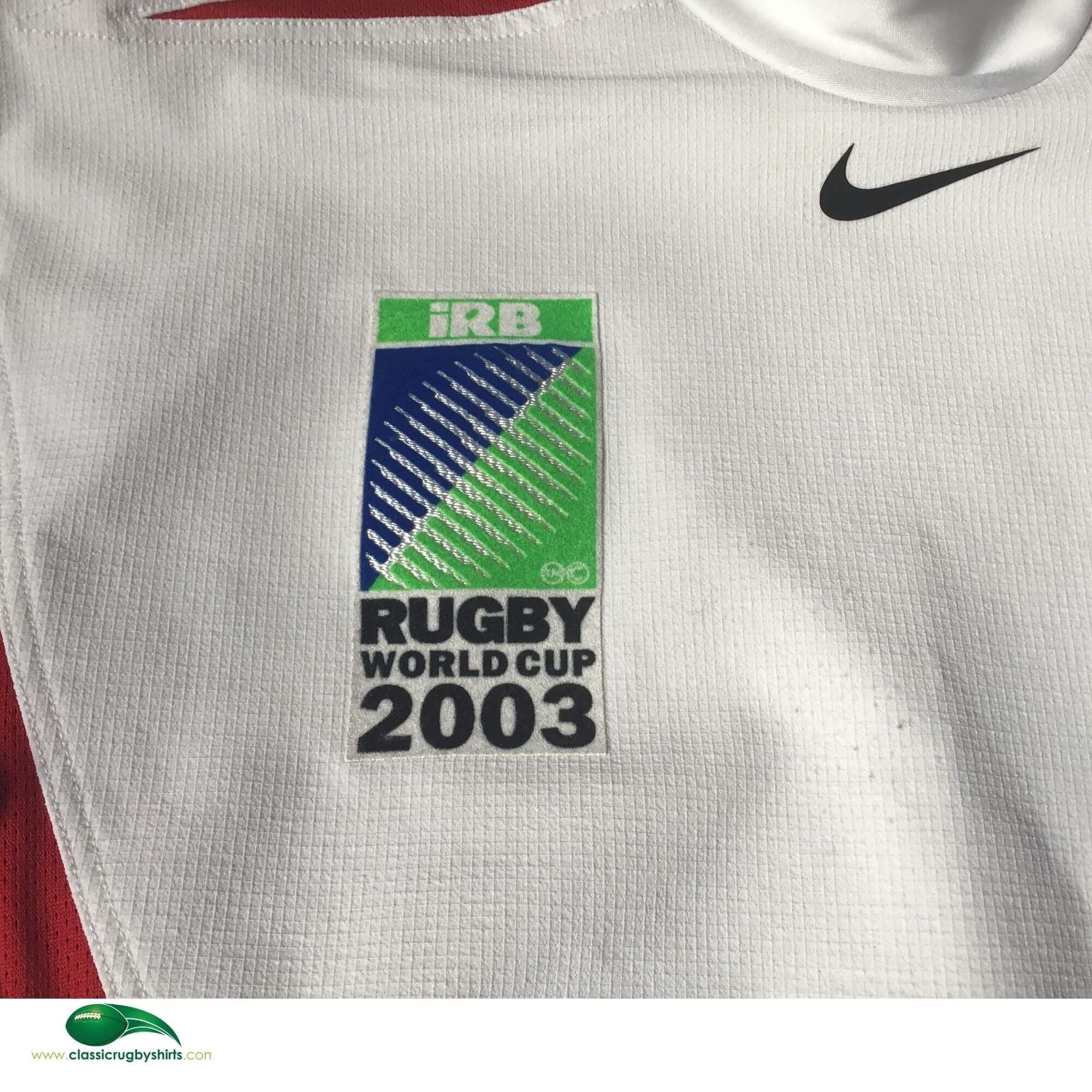 激レア希少RUGBY WORLD CUP 2003 日本代表ラガーシャツXL 赤 World Cup Rugby Shirts | 2003 Japan RWC Vintage Old Jerseys