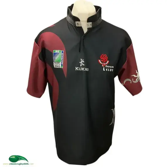 2003 Georgia RWC Rugby Shirt | Old Official Kukri Jersey - Vintage Classic Rugby Shirts