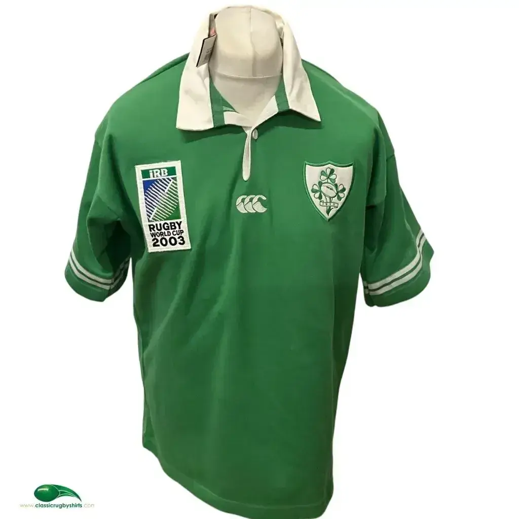 2003 Ireland Rugby World Cup Shirt | Classic Vintage Jerseys