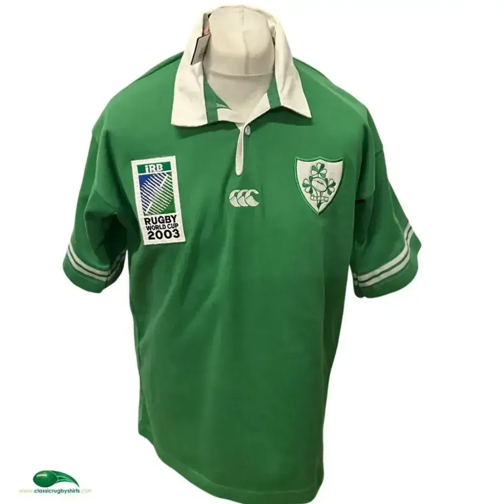 2003 Ireland Rugby World Cup Shirt | Classic Vintage Jerseys