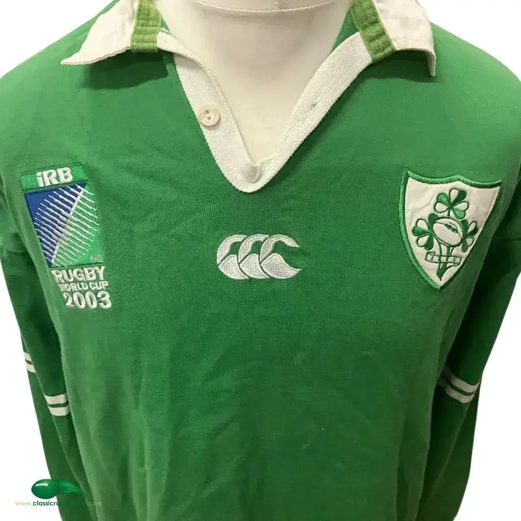 Maillot Rugby Vintage 2003 – Mutualité Française L’Isle Sur Tarn, N°20, Taille XL (porté)