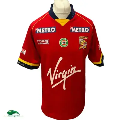 2003 London Broncos Rugby League Shirt Adults Small