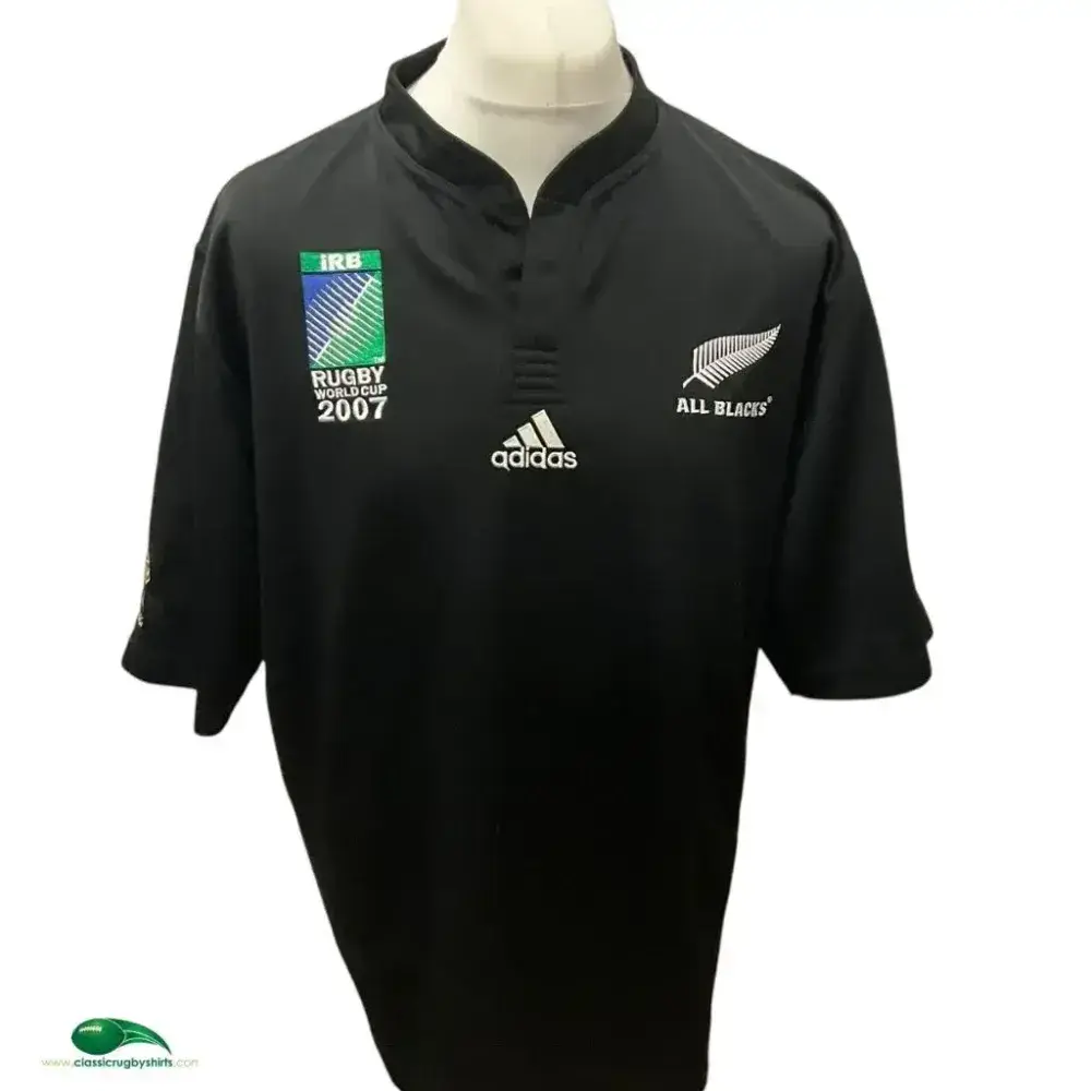 オールブラックス ラガーシャツ 限定版 2003年　ワールドカップ All Blacks Adidas Rugby Shirt World Cup 2003 Player Issue