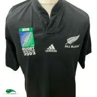 2003 All Blacks RWC Vintage Rugby Shirts Old World Cup Jerseys