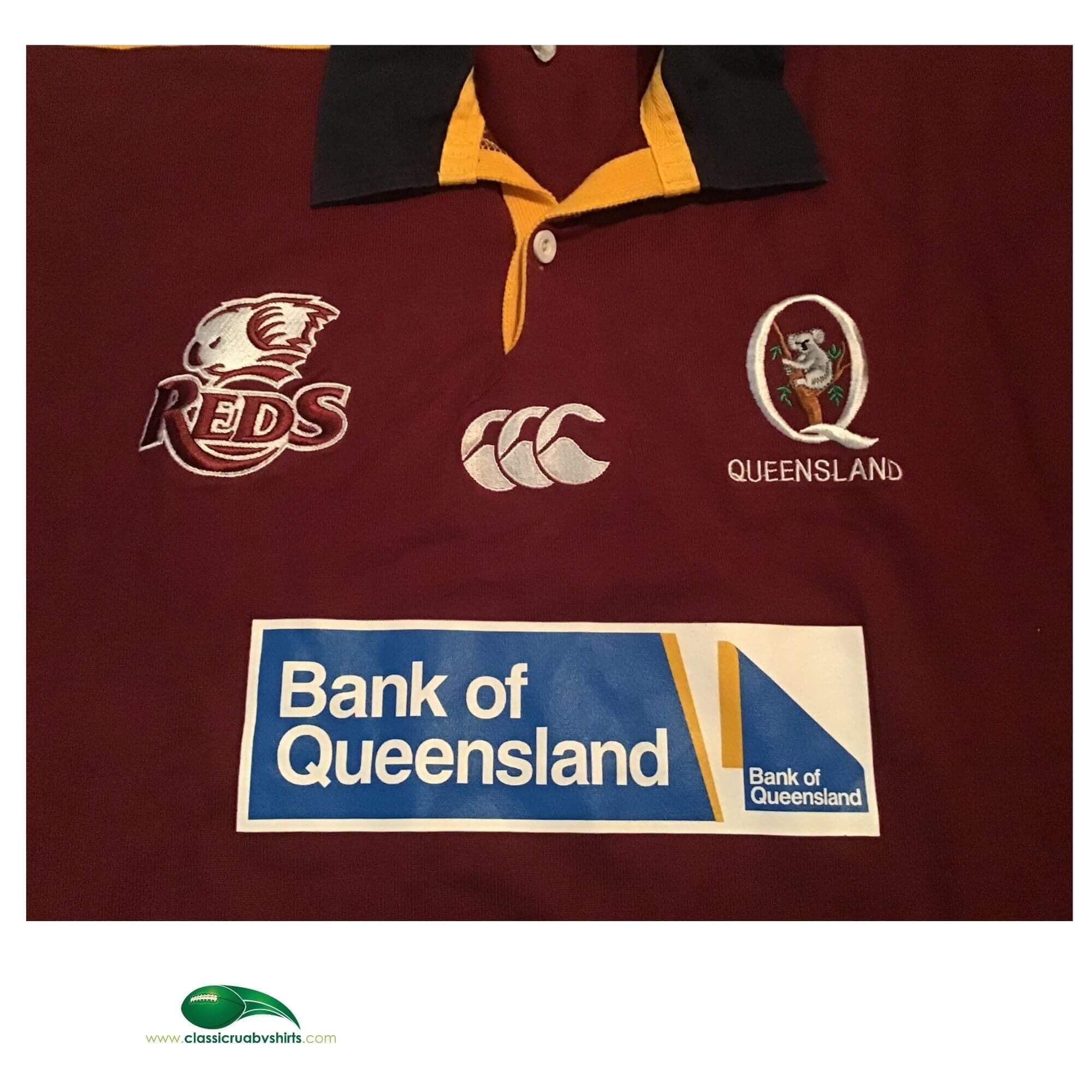 Classic Rugby Shirts | 2003 Queensland Reds Vintage Old Retro Jerseys