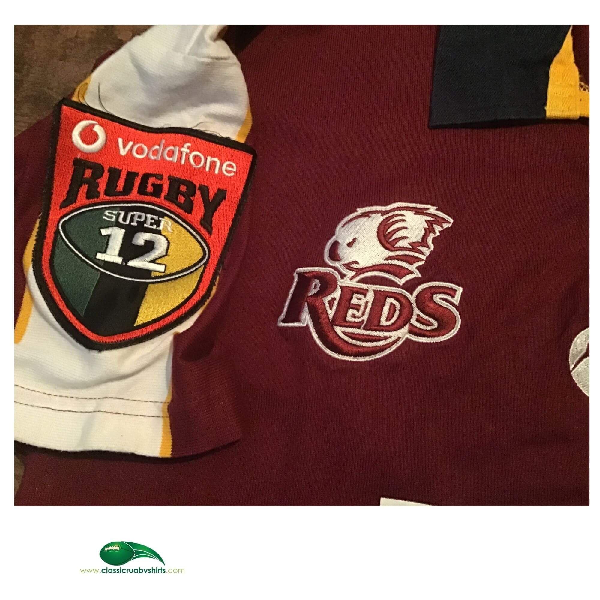 Classic Rugby Shirts | 2003 Queensland Reds Vintage Old Retro Jerseys