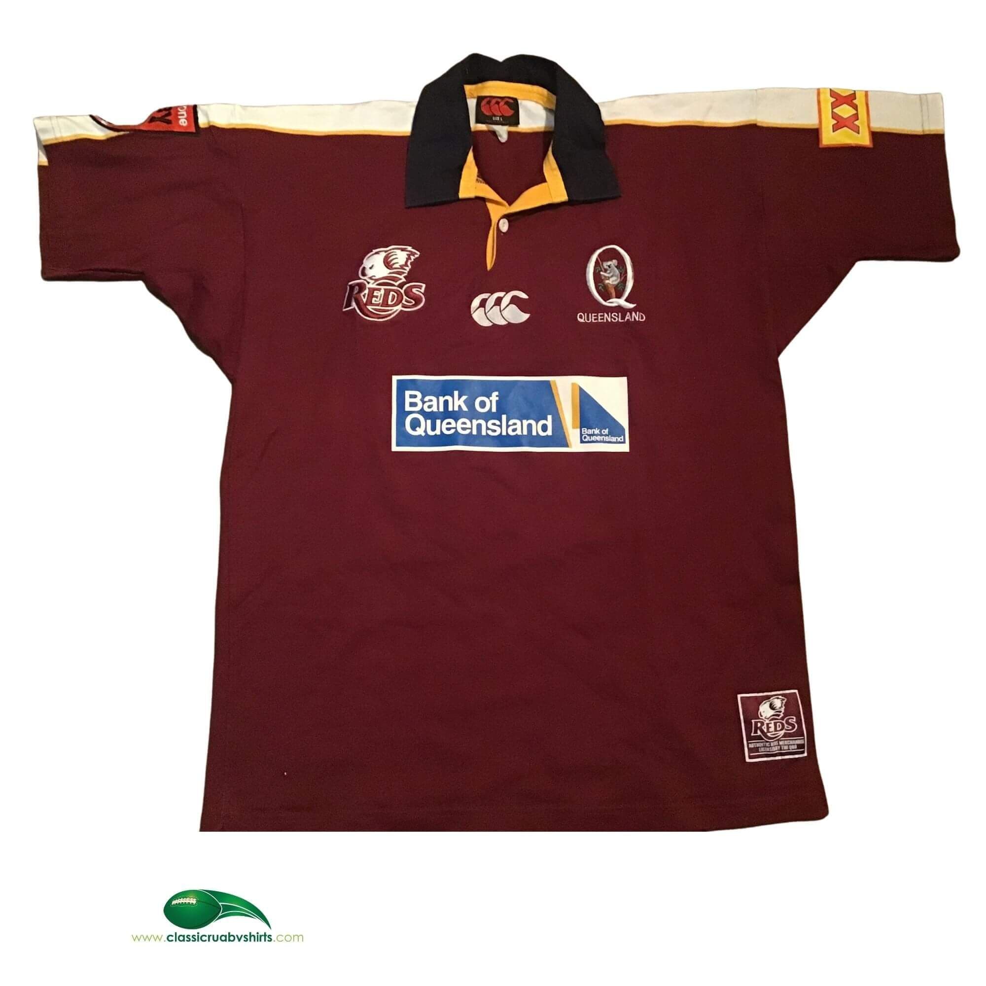 Classic Rugby Shirts | 2003 Queensland Reds Vintage Old Retro Jerseys