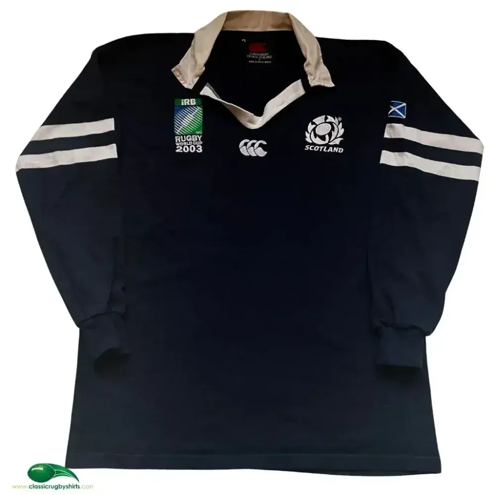 World Rugby Shirts 2003 Scotland RWC Vintage Old Jerseys