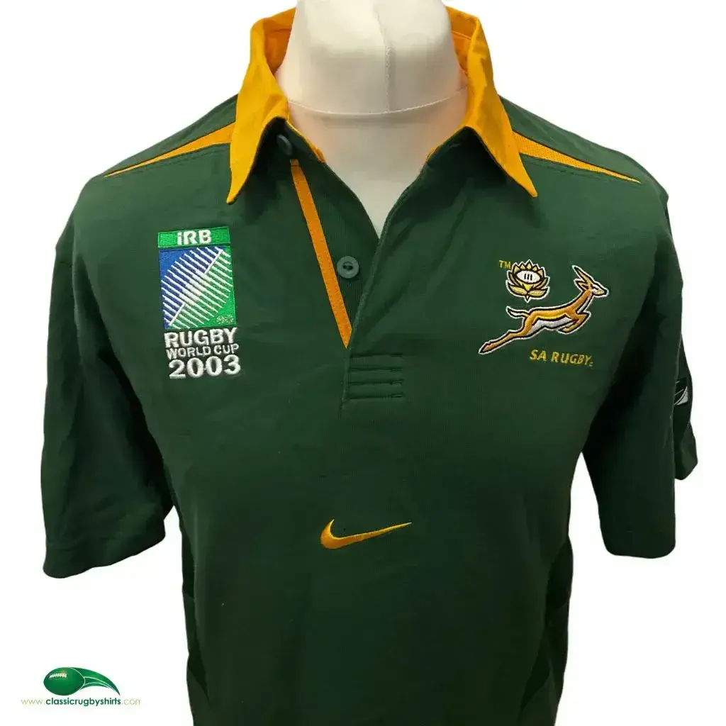 South Africa 2003 RWC Old Vintage Rugby Jerseys