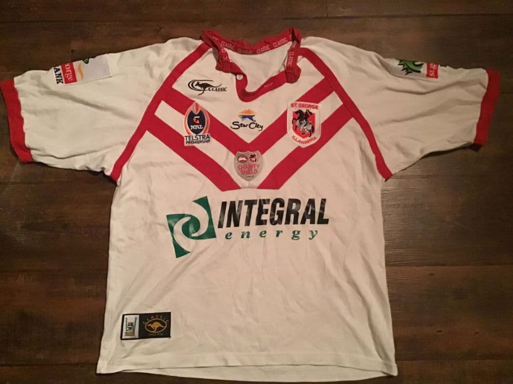 Classic Rugby Shirts | 2003 St George Illawarra Vintage Old Retro Jerseys