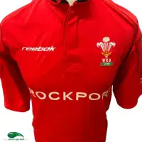 2003 Wales Rugby Shirt | Old Official Reebok Jersey