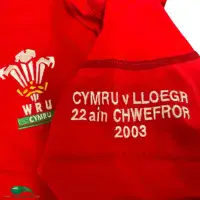 2003 Wales Rugby Shirt | Old Official Reebok Jersey