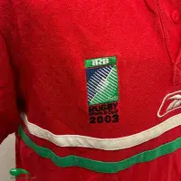 2003 Wales RWC Vintage Old Rugby Polo Shirt