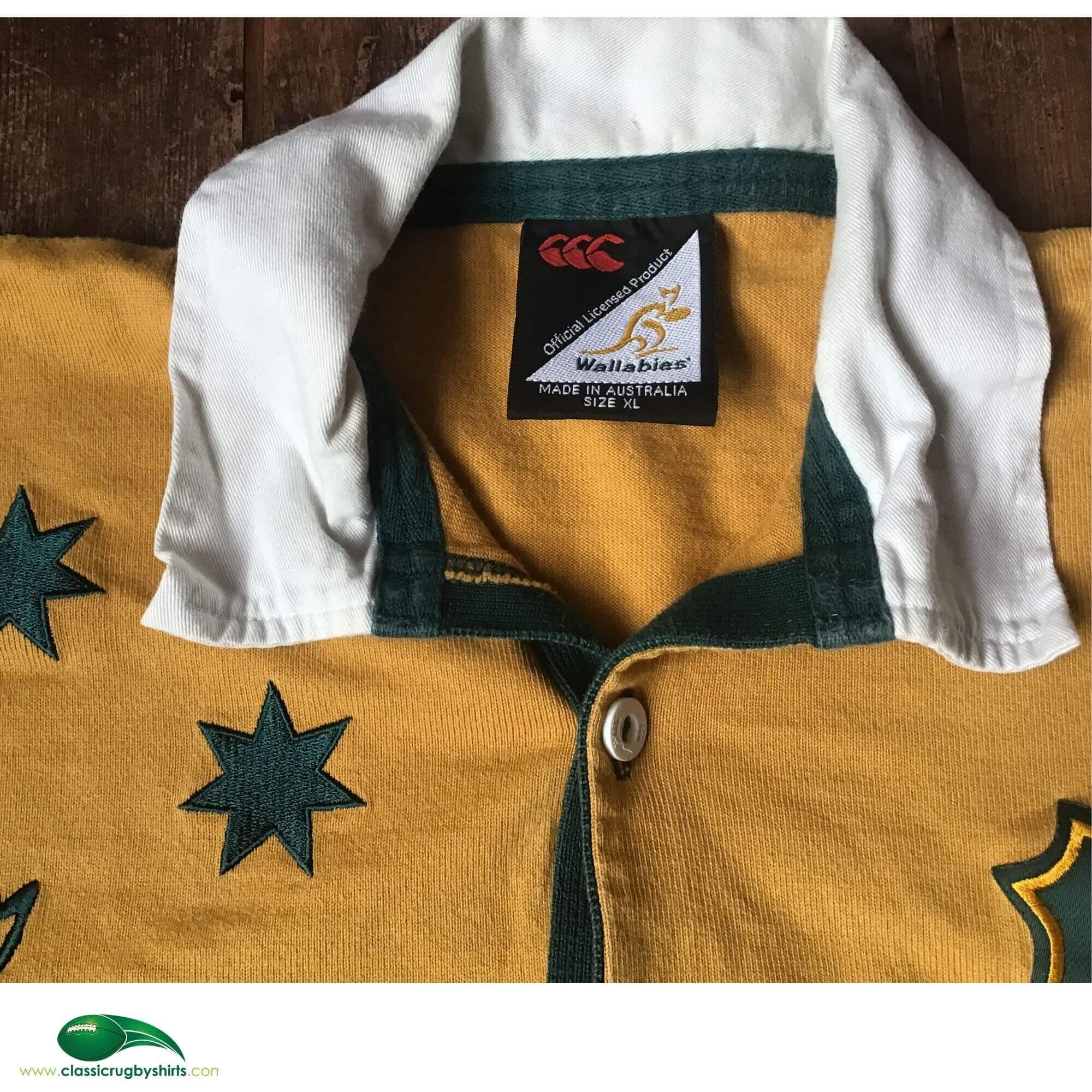 Maillot De Rugby Australie Wallabies 2005/2006 - Canterbury, Taille L (adulte, Homme)