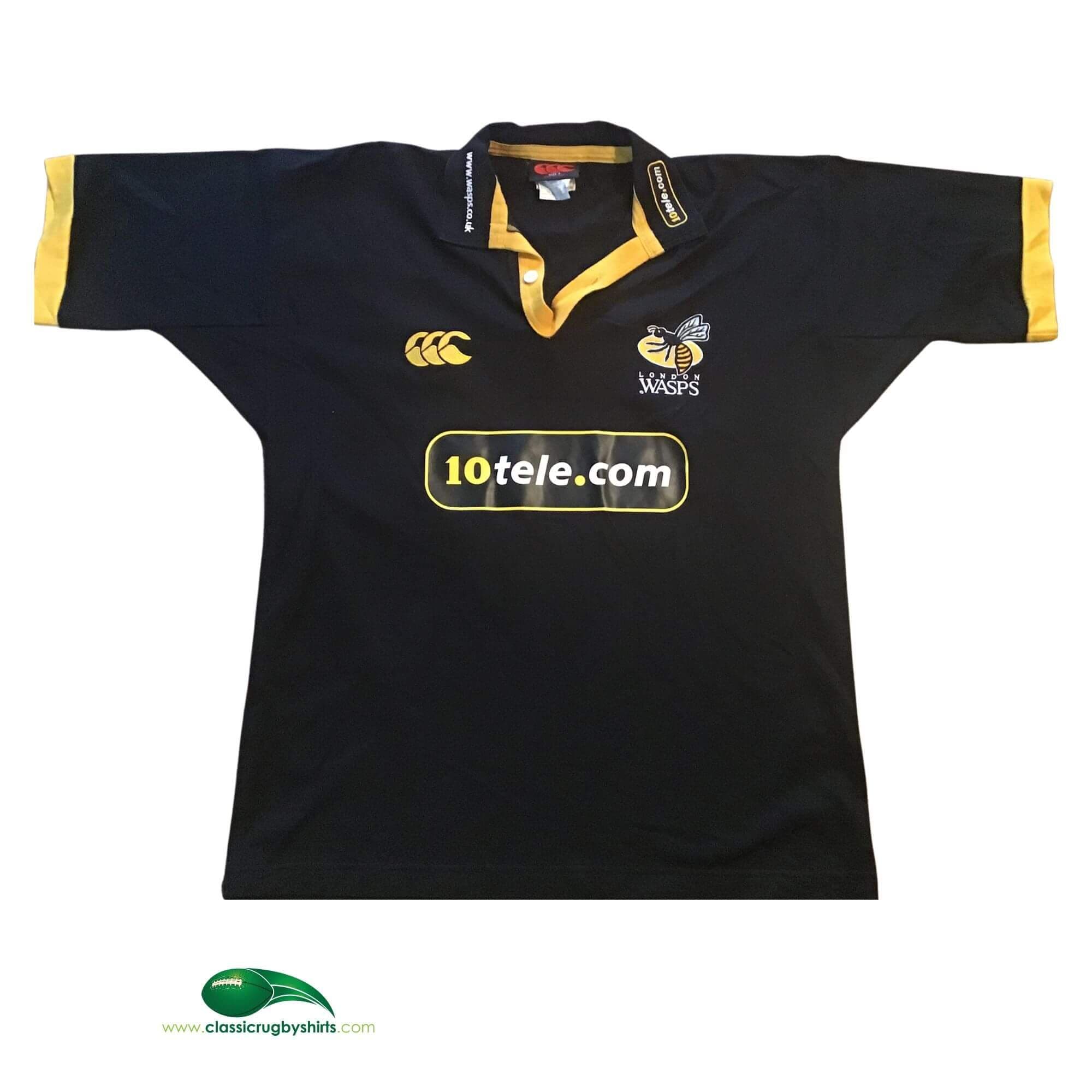 Maillot De Rugby Canterbury Wasps Londres 2004-2005 - Taille XL, Occasion