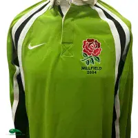 2004 England Rugby Shirt | Old Official Nike Jersey