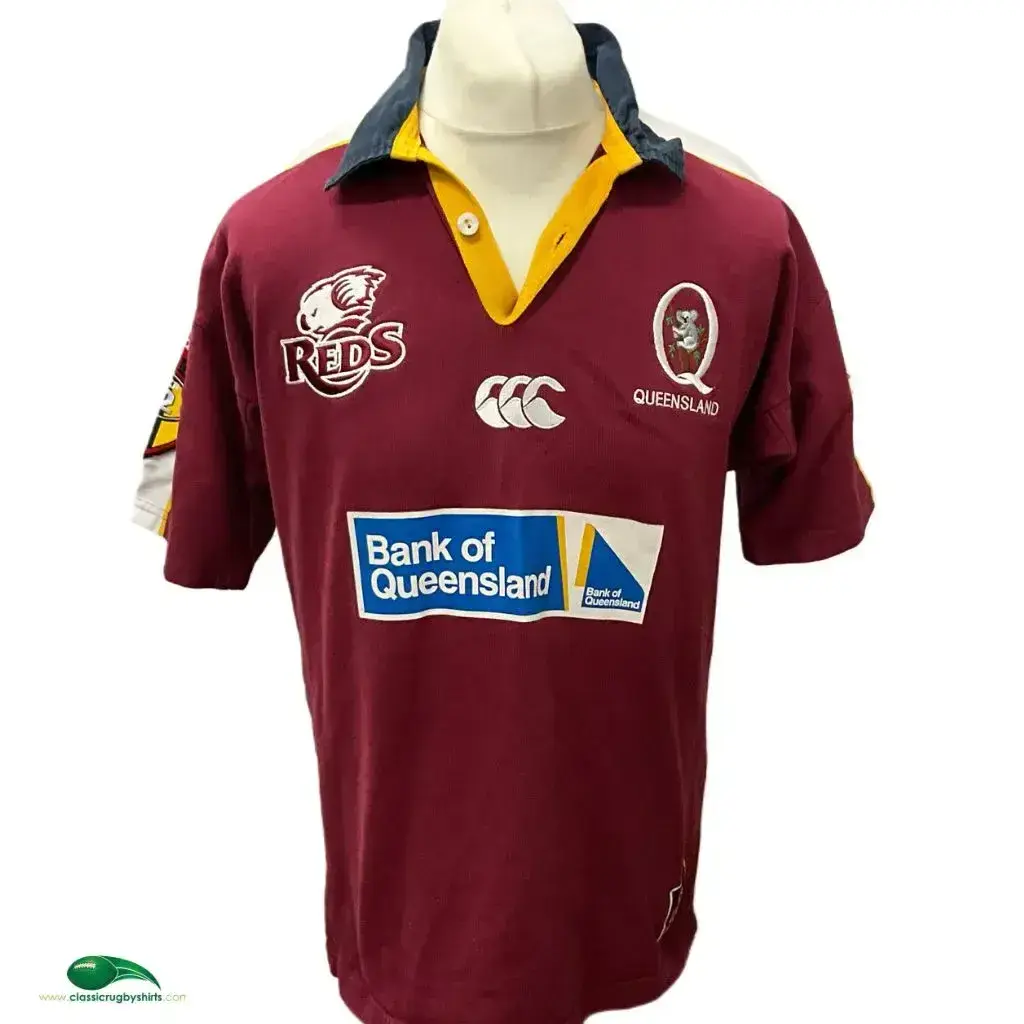 2004 Queensland Reds Classic Vintage Old Rugby Shirts Jerseys