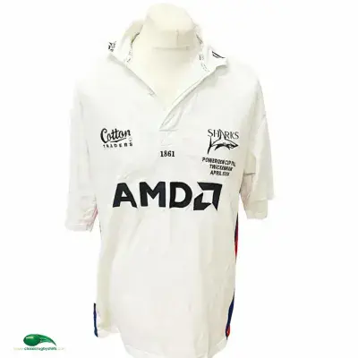 2004 Sale Sharks Rugby Shirt Powergen Cup Final Adults Large